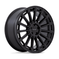 Niche - M274 AMALFI - Black - MATTE BLACK - 20" x 9", 38 Offset, 5x112 (Bolt Pattern), 66.6mm HUB