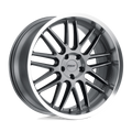 TSW Wheels - AVALON - Gunmetal - Gunmetal with Brushed Gunmetal Face & Machined Lip - 19" x 9.5", 39 Offset, 5x120 (Bolt Pattern), 76.1mm HUB