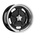 American Racing Vintage - VN511 SALT FLAT - Black - GLOSS BLACK DIAMOND CUT LIP - 20" x 9.5", 0 Offset, 5x120.65 (Bolt Pattern), 72.6mm HUB