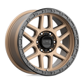 KMC Wheels - KM544 MESA - Bronze - MATTE BRONZE WITH BLACK LIP - 18" x 9", 18 Offset, 6x139.7 (Bolt Pattern), 106.1mm HUB
