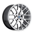 Beyern - SPARTAN - Silver - Hyper Silver - 20" x 10", 35 Offset, 5x120 (Bolt Pattern), 72.6mm HUB