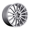 Mandrus - ROTEC - Silver - SILVER WITH MIRROR CUT FACE - 18" x 8.5", 32 Offset, 5x112 (Bolt Pattern), 66.6mm HUB