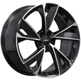 ART - Replica 231 - Black - Gloss Black - Machined Face - 19" x 8.5", 35 Offset, 5x112 (Bolt Pattern), 66.5mm HUB