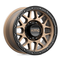 KMC Wheels - KM535 GRENADE OFF-ROAD - Bronze - MATTE BRONZE MATTE BLACK LIP - 17" x 9", 18 Offset, 8x180 (Bolt Pattern), 124.2mm HUB
