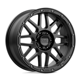 KMC Wheels - KM535 GRENADE OFF-ROAD - Black - MATTE BLACK - 20" x 9", 18 Offset, 6x139.7 (Bolt Pattern), 106.1mm HUB