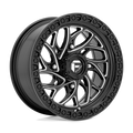 Fuel UTV - D741 RUNNER - Black - GLOSS BLACK MILLED - 15" x 10", 0 Offset, 4x156 (Bolt Pattern), 132mm HUB