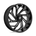 Fuel UTV - D753 REACTION - Black - GLOSS BLACK MILLED - 18" x 7", 13 Offset, 4x137 (Bolt Pattern), 110.1mm HUB