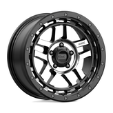 KMC Wheels - KM540 RECON - Black - SATIN BLACK MACHINED - 18" x 8.5", 18 Offset, 5x127 (Bolt Pattern), 71.5mm HUB