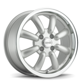 Konig - Rewind - Silver - Silver - 15" x 7", 20 Offset, 4x110 (Bolt Pattern), 73.1mm HUB