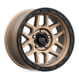 KMC Wheels - KM544 MESA - Bronze - MATTE BRONZE WITH BLACK LIP - 17" x 9", -12 Offset, 5x127 (Bolt Pattern), 71.5mm HUB