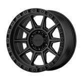 American Racing - AR202 - Black - CAST IRON BLACK - 18" x 9", 0 Offset, 6x139.7 (Bolt Pattern), 106.1mm HUB