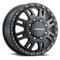 Vision Wheel HD - 408 MANX2 - Black - Satin Black - 17" x 6.5", 121_35 Offset, 8x200 (Bolt Pattern), 145.5mm HUB