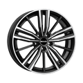 Mak Wheels - VIER - Black - BLACK MIRROR - 18" x 8", 39 Offset, 5x112 (Bolt Pattern), 66.5mm HUB