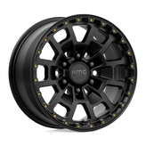 KMC Wheels - KM718 SUMMIT - Black - SATIN BLACK - 17" x 8.5", 18 Offset, 6x139.7 (Bolt Pattern), 106.1mm HUB