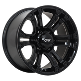 Dai Alloys - CRUSHER - Black - Gloss Black - 18" x 9", 20 Offset, 6x135 (Bolt Pattern), 87.1mm HUB