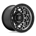 Fuel UTV - D784 UNIT UTV - Gunmetal - GUNMETAL WITH MATTE BLACK RING - 15" x 7", 10 Offset, 4x156 (Bolt Pattern), 132mm HUB