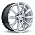 RTX Wheels - Alto - Silver - Hyper Silver - 19" x 8.5", 35 Offset, 5x114.3 (Bolt Pattern), 64.1mm HUB