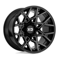 XD Series - XD831 CHOPSTIX - Black - GLOSS BLACK MILLED - 20" x 10", -24 Offset, 6x135 (Bolt Pattern), 87.1mm HUB