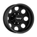 American Racing - AR204 BAJA DUALLY - Black - SATIN BLACK - 17" x 6.5", -140 Offset, 8x210 (Bolt Pattern), 154.3mm HUB