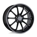 TSW Wheels - SWEEP - Black - Matte Black with Gloss Black Lip - 19" x 8.5", 30 Offset, 5x114.3 (Bolt Pattern), 76.1mm HUB