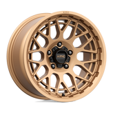 KMC Wheels - KM722 TECHNIC - Bronze - MATTE BRONZE - 17" x 8.5", 0 Offset, 5x127 (Bolt Pattern), 71.5mm HUB