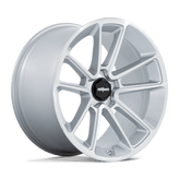 Rotiform - R192 BTL - Silver - GLOSS SILVER WITH MACHINED FACE - 22" x 10", 10 Offset, 5x112 (Bolt Pattern), 66.6mm HUB