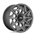 Rotiform - R128 CVT - Gunmetal - MATTE ANTHRACITE - 20" x 8.5", 45 Offset, 5x112, 120 (Bolt Pattern), 72.6mm HUB