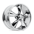 Foose - F105 LEGEND - Polished - CHROME PLATED - 20" x 8.5", 7 Offset, 5x127 (Bolt Pattern), 78.1mm HUB