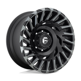 Fuel - D683 CYCLONE - Black - MATTE MACHINED DOUBLE DARK TINT - 18" x 9", 1 Offset, 6x135 (Bolt Pattern), 87.1mm HUB