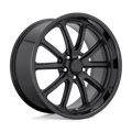 US Mag - U123 RAMBLER - Black - GLOSS BLACK MATTE BLACK - 18" x 8", 1 Offset, 5x120.65 (Bolt Pattern), 72.6mm HUB