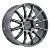 Black Rhino - WAZA - Gunmetal - BRUSHED GUNMETAL - 20" x 9", 4 Offset, 6x120 (Bolt Pattern), 67.06mm HUB