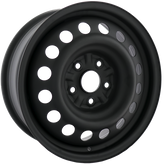 Envy Wheels - NX6 STEEL WHEEL - Black - FLAT BLACK - 16" x 6.5", 45 Offset, 5x114.3 (Bolt Pattern), 60.1mm HUB