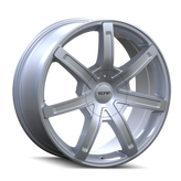 Touren - TR65 - Silver - SILVER - 17" x 7.5", 30 Offset, 6x120, 132 (Bolt Pattern), 74.5mm HUB