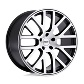 TSW Wheels - DONINGTON - Gunmetal - Gunmetal Mirror Cut Face - 17" x 8", 42 Offset, 5x114.3 (Bolt Pattern), 76.1mm HUB