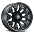 Vision Wheel Off-Road - 362 ARMOR - Black - Satin Black with Black Bolt Inserts - 18" x 9", 12 Offset, 5x139.7 (Bolt Pattern), 108mm HUB