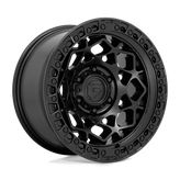 Fuel - D786 UNIT - Black - MATTE BLACK WITH MATTE BLACK RING - 17" x 9", -12 Offset, 6x139.7 (Bolt Pattern), 106.1mm HUB