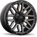 Fast HD - Menace - Gunmetal - Satin Gunmetal with Black Trim - 20" x 9", 15 Offset, 6x135, 139.7 (Bolt Pattern), 106.1mm HUB