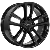 ART - Replica 132 - Black - Gloss Black - 17" x 8", 35 Offset, 5x120 (Bolt Pattern), 72.6mm HUB