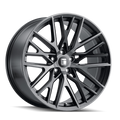 Touren - TR91 - Black - BRUSHED MATTE BLACK WITH DARK TINT - 20" x 9", 35 Offset, 5x114.3 (Bolt Pattern), 72.6mm HUB