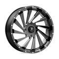 MSA Offroad Wheels - M46 BLADE - Black - GLOSS BLACK MILLED - 24" x 7", 0 Offset, 4x156 (Bolt Pattern), 115.1mm HUB