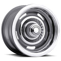 Vision Wheel American Muscle - 55 RALLY - Silver - Silver - 15" x 6", 12 Offset, 5x120.65 (Bolt Pattern), 81.7mm HUB