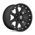 XD Series - XD798 ADDICT - Black - MATTE BLACK - 18" x 9", 18 Offset, 8x180 (Bolt Pattern), 124.2mm HUB