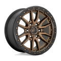 Fuel - D681 REBEL - Bronze - MATTE BRONZE BLACK BEAD RING - 17" x 9", 1 Offset, 5x127 (Bolt Pattern), 71.5mm HUB