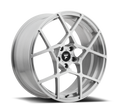 Fittipaldi Sport - FSF01 - Silver - Brushed Clear - 20" x 10.5", 38 Offset, 5x114.3 (Bolt Pattern), 60.1mm HUB