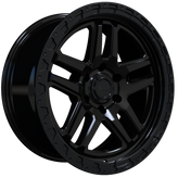 Envy Wheels - FFT-9 - Black - GLOSS BLACK - 20" x 8.5", 18 Offset, 6x139.7 (Bolt Pattern), 95.1mm HUB