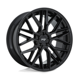 Niche - M224 GAMMA - Black - GLOSS BLACK - 22" x 9", 35 Offset, 5x127 (Bolt Pattern), 71.5mm HUB