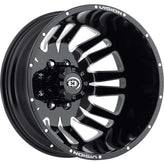 Vision Wheel HD - 401 RIVAL - Black - Gloss Black Machined Face - 20" x 8.25", _211_3 Offset, 8x200 (Bolt Pattern), 142.2mm HUB
