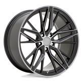 XO Luxury Wheels - ZURICH - Black - Gloss Black with Machined Gloss Dark Tint - 20" x 10.5", 42 Offset, 5x112 (Bolt Pattern), 66.6mm HUB