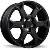 Replika - R243 - Black - Satin Black - 17" x 7", 35 Offset, 5x114.3 (Bolt Pattern), 60.1mm HUB