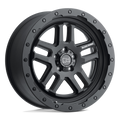 Black Rhino - BARSTOW - Black - TEXTURED MATTE BLACK - 17" x 8", 52 Offset, 6x130 (Bolt Pattern), 84.1mm HUB